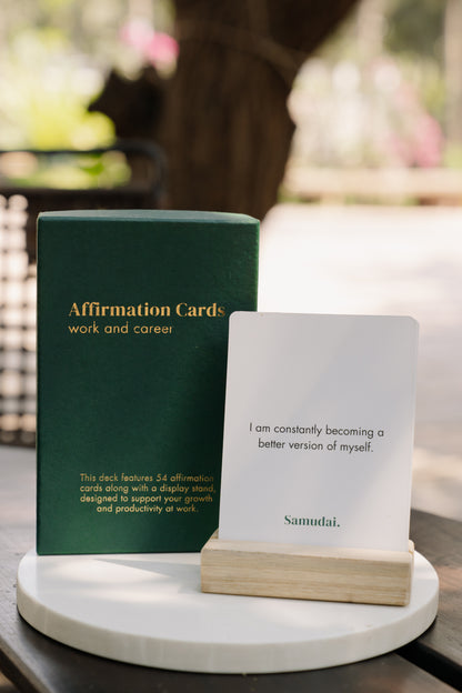 Affirmation Cards - work and career