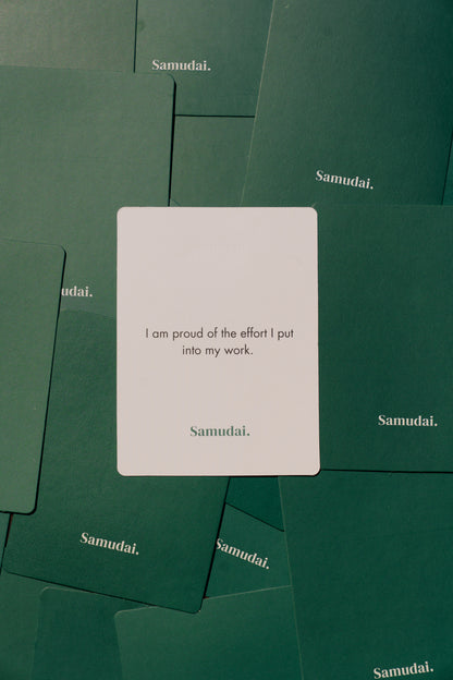 Affirmation Cards - work and career