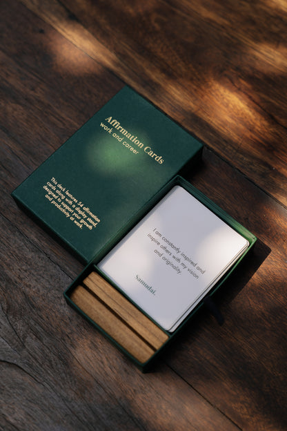 Affirmation Cards - work and career